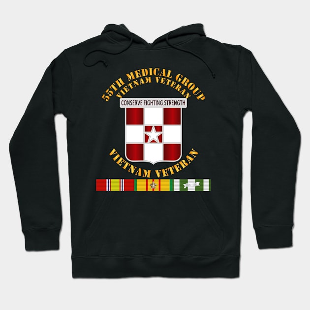 55th Medical Group - Vietnam Vet w SVC Ribbons Hoodie by twix123844